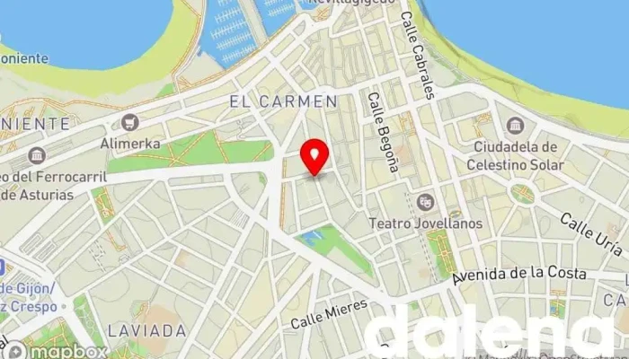 mapa de Supermercados Alimerka Supermercado, Panadería, Carnicería, Pescadería, Frutería, Tienda de alimentos orgánicos en Gijón