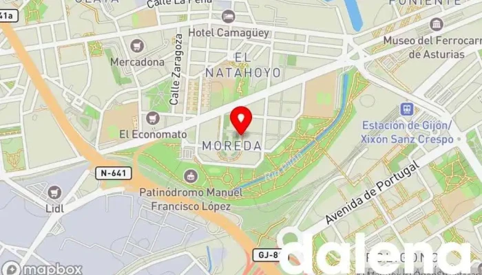 mapa de Supermercados Alimerka Supermercado, Panadería, Carnicería, Pescadería, Frutería, Tienda de alimentos orgánicos en Gijón