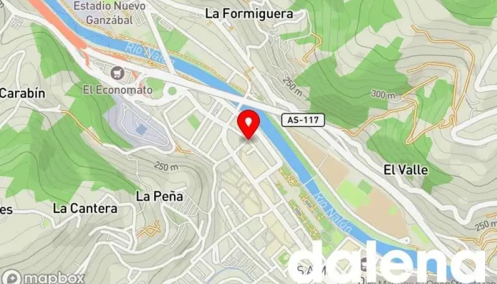 mapa de Supermercados Alimerka Supermercado, Panadería, Carnicería, Pescadería, Frutería, Tienda de alimentos orgánicos en Langreo