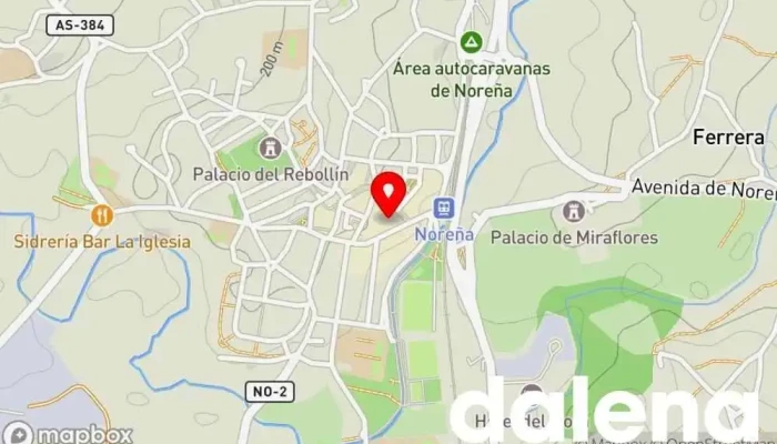 mapa de Supermercados Alimerka Supermercado, Panadería, Carnicería, Pescadería, Frutería, Tienda de alimentos orgánicos en Noreña