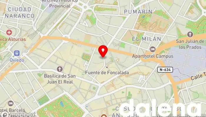 mapa de Supermercados Alimerka Supermercado, Panadería, Carnicería, Pescadería, Frutería, Tienda de alimentos orgánicos en Oviedo