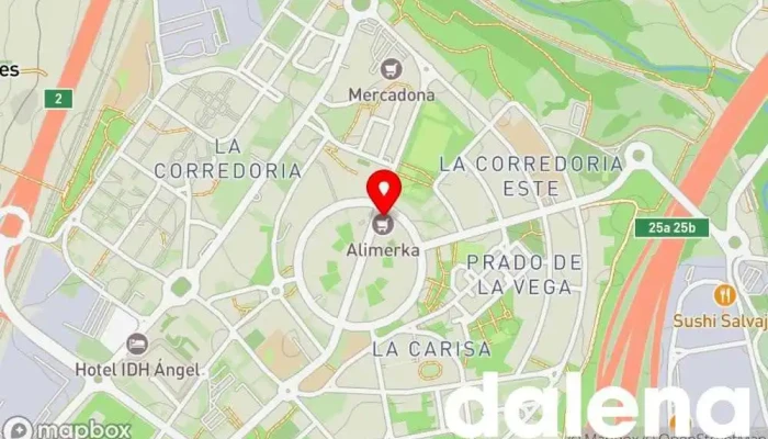 mapa de Supermercados Alimerka Supermercado, Panadería, Carnicería, Pescadería, Frutería, Tienda de alimentos orgánicos en Oviedo