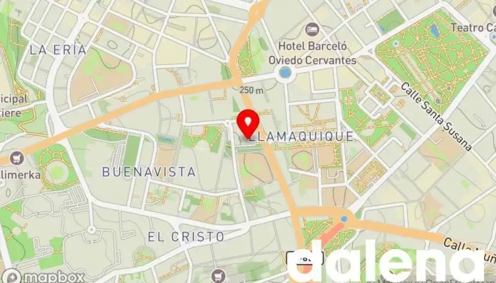 mapa de Supermercados Alimerka Supermercado, Panadería, Carnicería, Pescadería, Frutería, Tienda de alimentos orgánicos en Oviedo