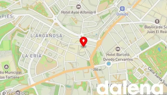 mapa de Supermercados Alimerka Supermercado, Panadería, Carnicería, Pescadería, Frutería, Tienda de alimentos orgánicos en Oviedo