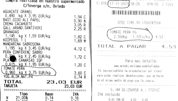 Supermercados Alimerka -  Precios - Oviedo