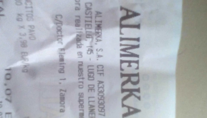 Supermercados Alimerka -  Precios - Zamora