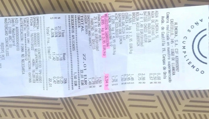 Supermercados Alimerka -  Promocion - Cangas de Onís