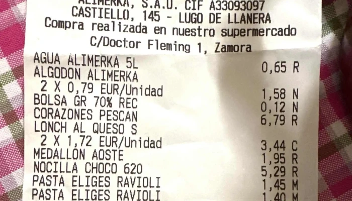 Supermercados Alimerka - Zamora