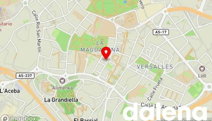 mapa de Supermercados Comprand Tienda de alimentación en Avilés
