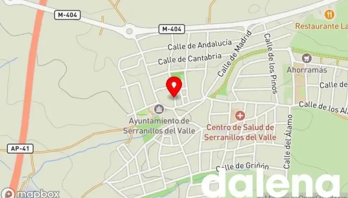 mapa de Supermercados Coviran Supermercado en Serranillos del Valle