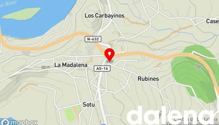 mapa de Supermercados Coviran Supermercado en Rubines