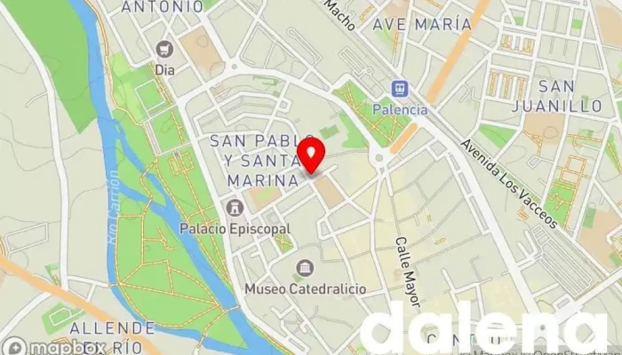 mapa de Supermercados Dia Supermercado en Palencia