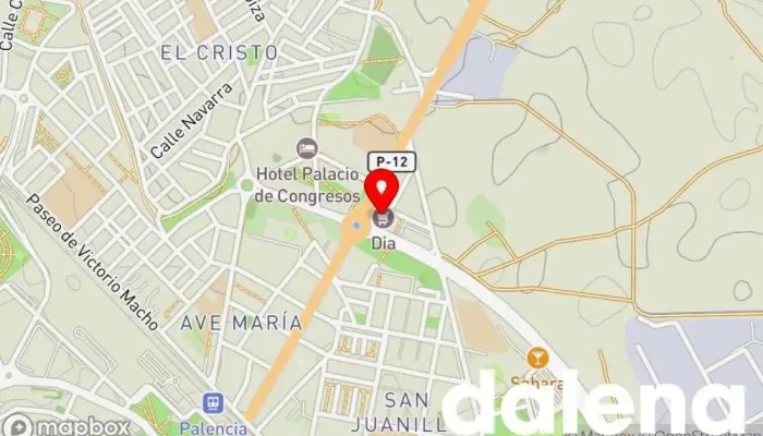 mapa de Supermercados Dia Supermercado, Carnicería, Pescadería en Palencia