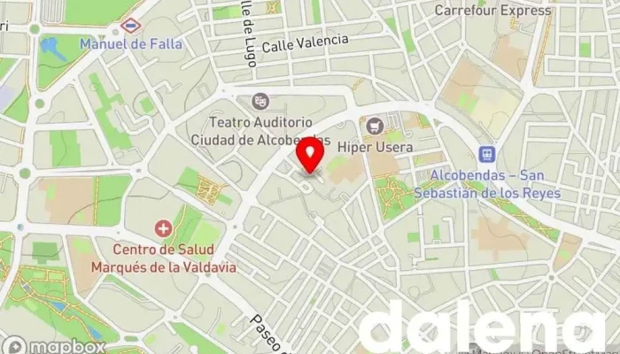 mapa de Supermercados Dia Supermercado en Alcobendas
