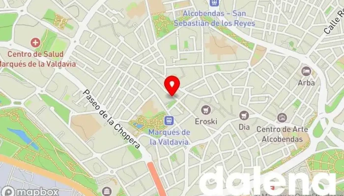 mapa de Supermercados Dia Supermercado, Panadería, Carnicería, Tienda de alimentación, Tienda de congelados, Servicio de entrega de compra a distancia, Tienda de productos para mascotas, Mercado de productos agrícolas en Alcobendas