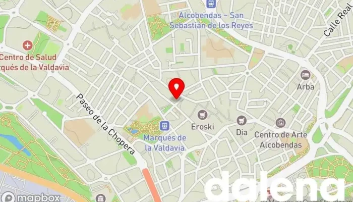 mapa de Supermercados Dia Supermercado en Alcobendas