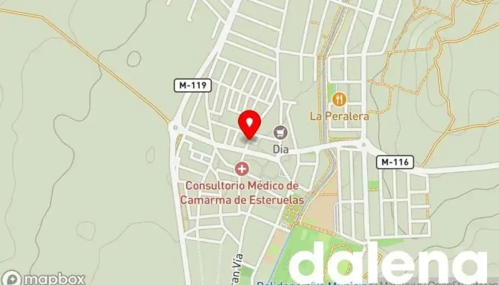 mapa de Supermercados Dia Supermercado, Panadería, Carnicería, Tienda de alimentación, Tienda de congelados, Servicio de entrega de compra a distancia, Tienda de productos para mascotas, Mercado de productos agrícolas en Camarma de Esteruelas