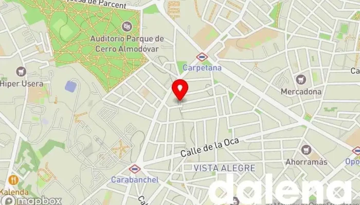 mapa de Supermercados Dia Supermercado en Madrid