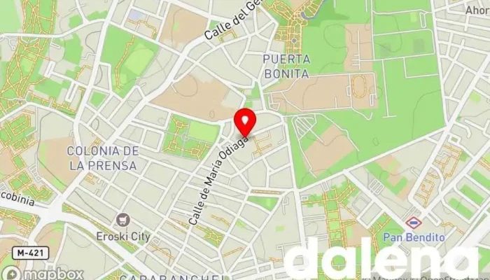 mapa de Supermercados Dia Supermercado, Panadería, Carnicería, Tienda de alimentación, Tienda de congelados, Servicio de entrega de compra a distancia, Tienda de productos para mascotas, Mercado de productos agrícolas en Madrid