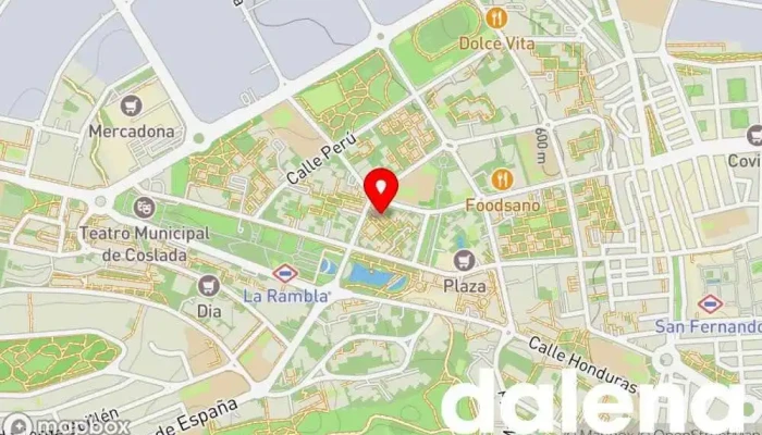 mapa de Supermercados Dia Supermercado, Panadería, Carnicería, Tienda de alimentación, Tienda de congelados, Servicio de entrega de compra a distancia, Tienda de productos para mascotas, Mercado de productos agrícolas en Coslada