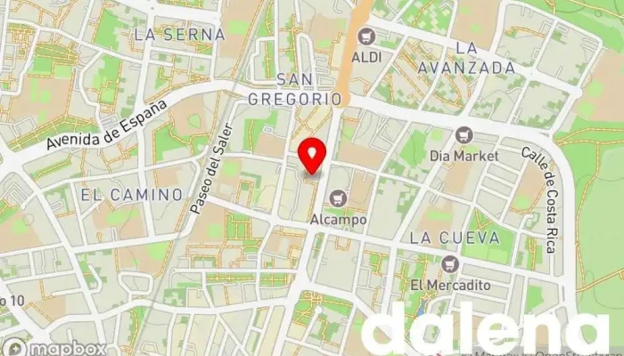 mapa de Supermercados Dia Supermercado en FUENLABRADA