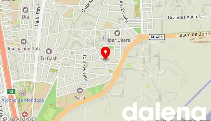 mapa de Supermercados Dia Supermercado, Panadería, Carnicería, Tienda de alimentación, Tienda de congelados, Servicio de entrega de compra a distancia, Tienda de productos para mascotas, Mercado de productos agrícolas en Getafe