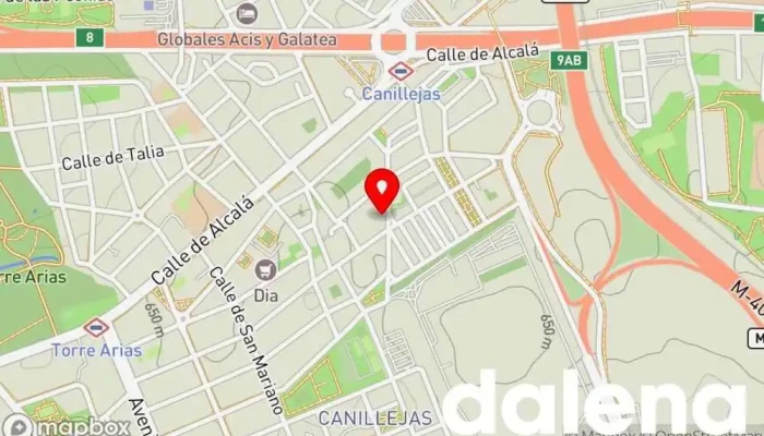 mapa de Supermercados Dia Supermercado, Panadería, Carnicería, Tienda de alimentación, Tienda de congelados, Servicio de entrega de compra a distancia, Tienda de productos para mascotas, Mercado de productos agrícolas en Madrid