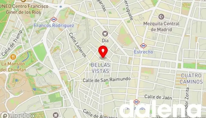 mapa de Supermercados Dia Supermercado, Panadería, Carnicería, Tienda de alimentación, Tienda de congelados, Servicio de entrega de compra a distancia, Tienda de productos para mascotas, Mercado de productos agrícolas en Madrid