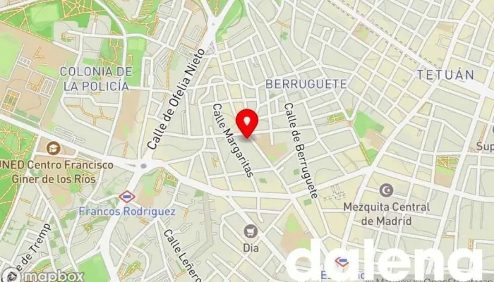 mapa de Supermercados Dia Supermercado, Panadería, Carnicería, Tienda de alimentación, Tienda de congelados, Servicio de entrega de compra a distancia, Tienda de productos para mascotas, Mercado de productos agrícolas en Madrid
