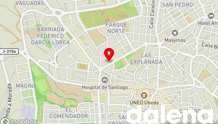mapa de Supermercados Dia Supermercado de descuentos en Úbeda