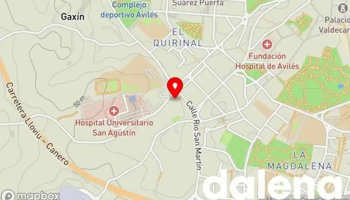 mapa de Supermercados Dia Supermercado en Avilés