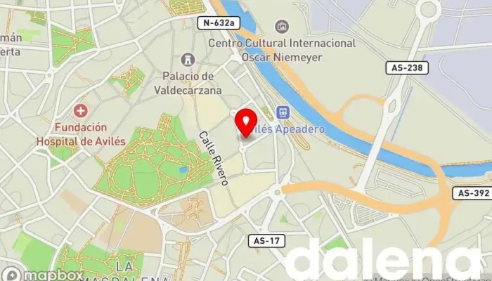 mapa de Supermercados Dia Supermercado en Avilés