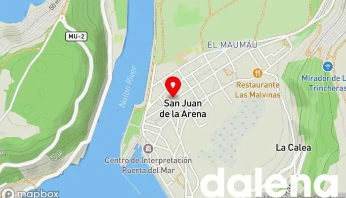 mapa de Supermercados Dia Supermercado en San Juan de la Arena