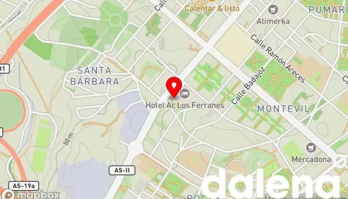 mapa de Supermercados Dia Supermercado en Gijón