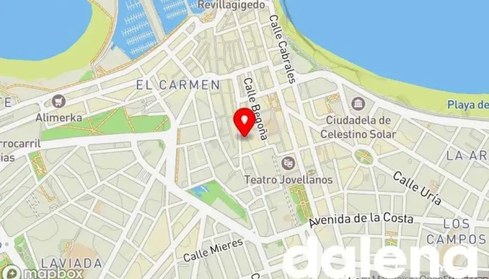 mapa de Supermercados Dia Supermercado, Panadería, Carnicería, Jamonería, Supermercado de descuentos, Frutería, Servicio de entrega de compra a distancia, Comercio en Gijón
