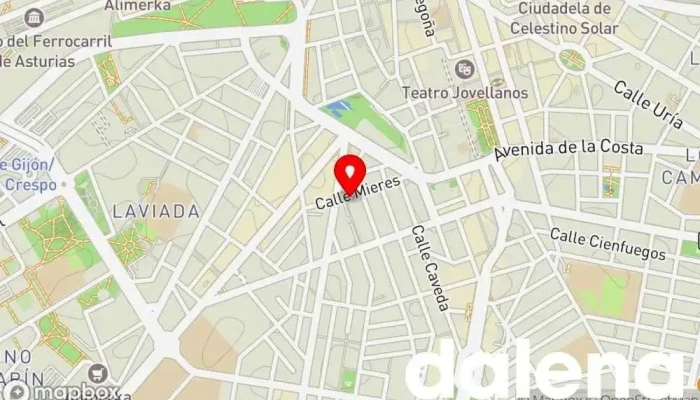 mapa de Supermercados Dia Supermercado en Gijón