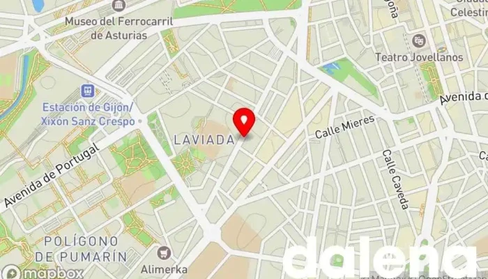 mapa de Supermercados Dia Supermercado en Gijón