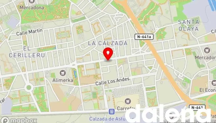 mapa de Supermercados Dia Supermercado, Pescadería en Gijón