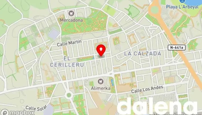 mapa de Supermercados Dia Supermercado en Gijón