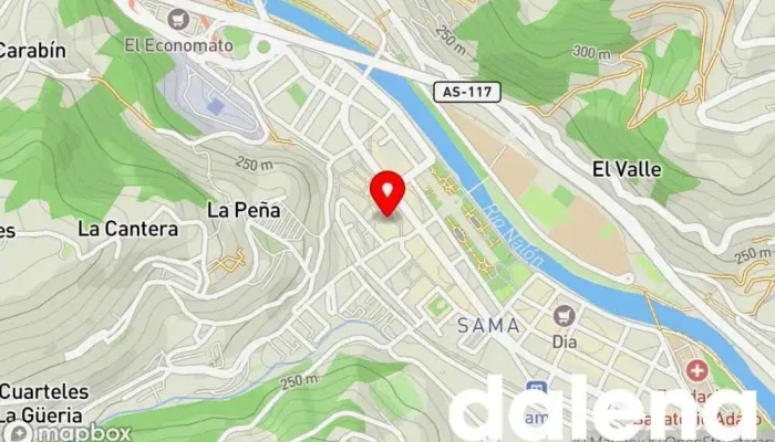 mapa de Supermercados Dia Supermercado en Langreo