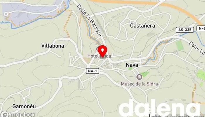 mapa de Supermercados Dia Supermercado, Carnicería, Pescadería en Nava