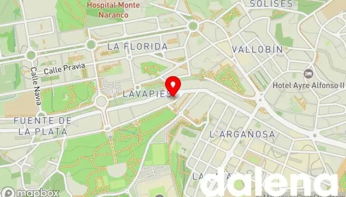 mapa de Supermercados Dia Supermercado en Oviedo