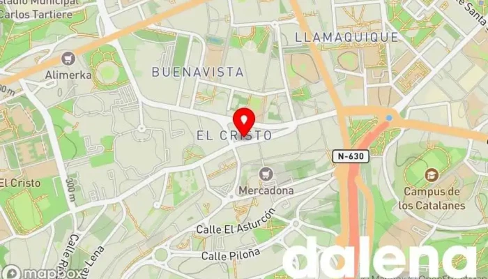 mapa de Supermercados Dia Supermercado en Oviedo