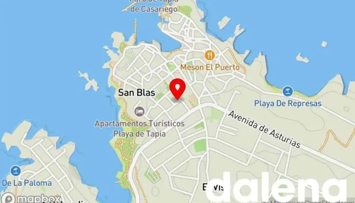 mapa de Supermercados Dia Supermercado en Tapia de Casariego