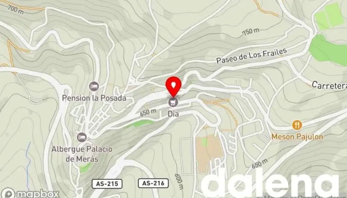 mapa de Supermercados Dia Supermercado en Tineo