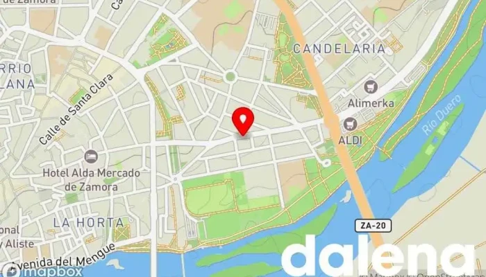 mapa de Supermercados Dia Supermercado en Zamora
