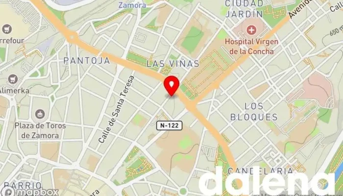 mapa de Supermercados Dia Supermercado en Zamora