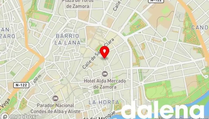 mapa de Supermercados Dia Supermercado en Zamora