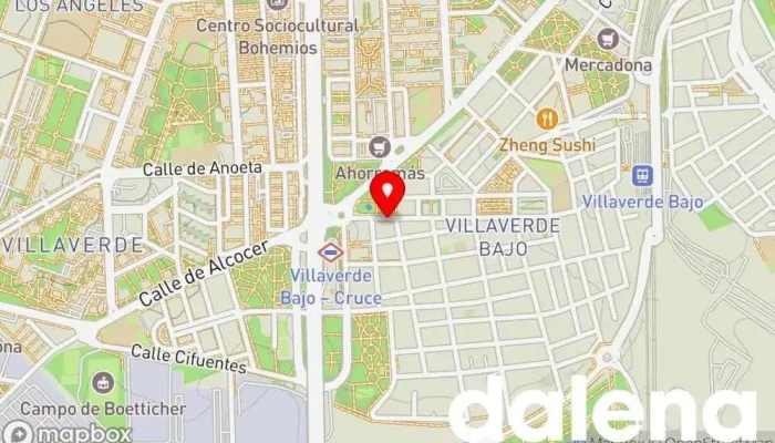 mapa de Supermercados Ecofamilia Villaverde Supermercado, Panadería, Carnicería, Pescadería, Frutería en Madrid