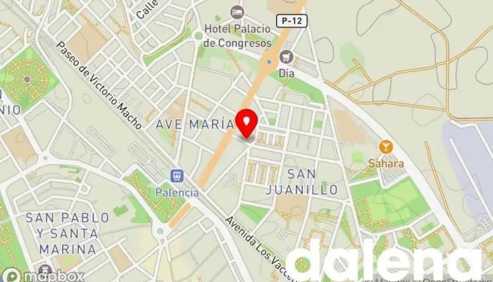 mapa de Supermercados Gadis Supermercado en Palencia